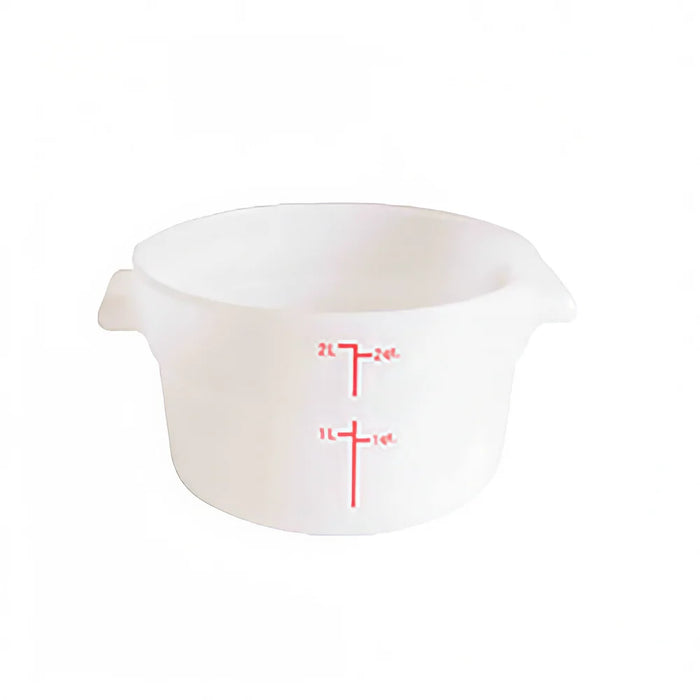 Thunder Group PLRFT302PP 2 qt Round Food Storage Container - Polypropylene, White