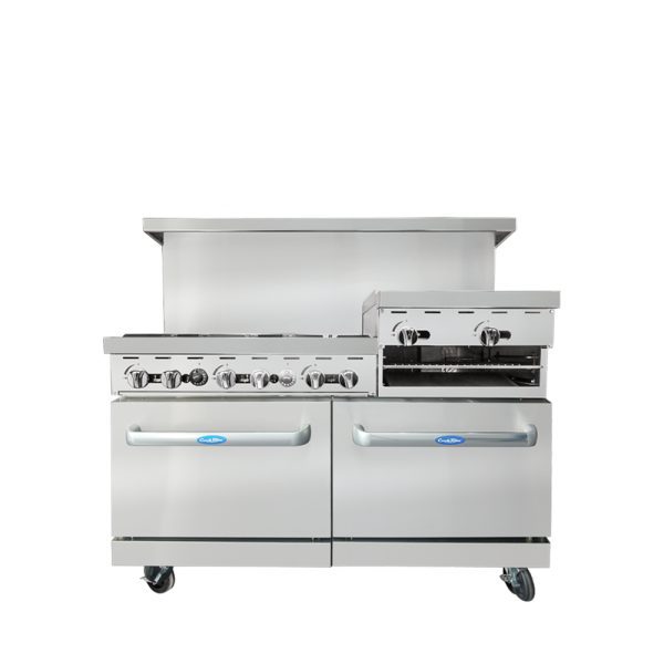 CookRite AGR-6B-24RGB – 60″ Range with Raised Griddle / Broiler