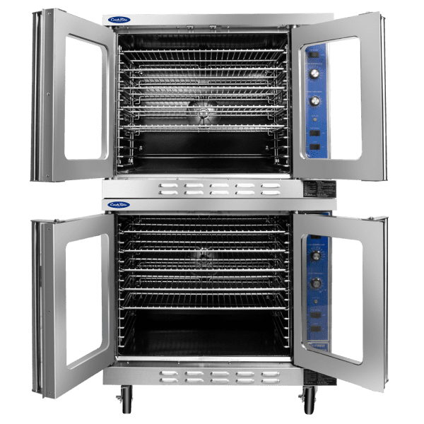 CookRite ATCO-513NB-2, 92,000 Btu Gas Convection Oven, Double Deck, Standard Depth