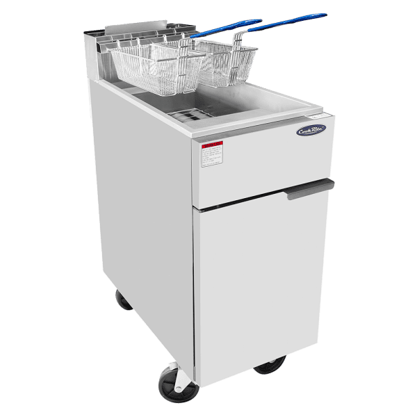 CookRite ATFS-40, 90,000 Btu Gas Free Standing Fryer, 40 Lb