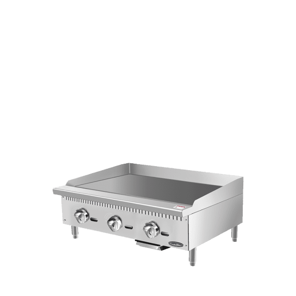 CookRite ATTG-36, 75,000 Btu Countertop Gas Griddle, Thermostatic Controls