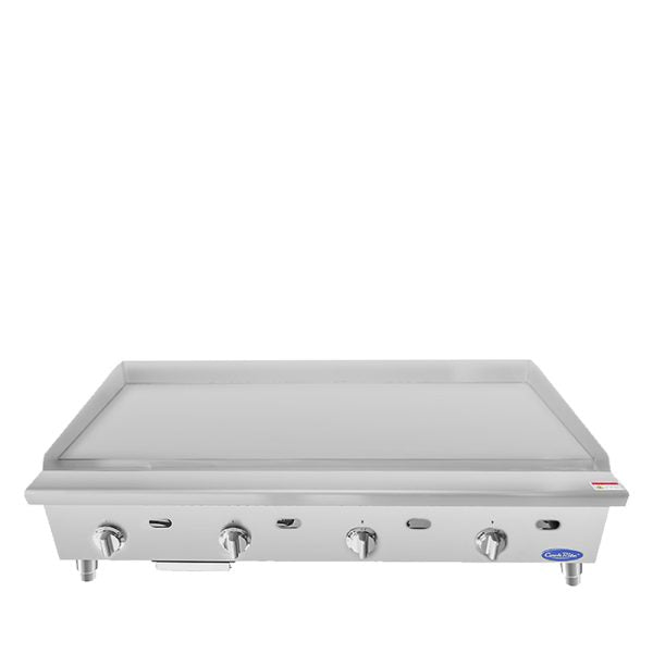 CookRite ATTG-48, 100,000 Btu Countertop Gas Griddle, Thermostatic Controls