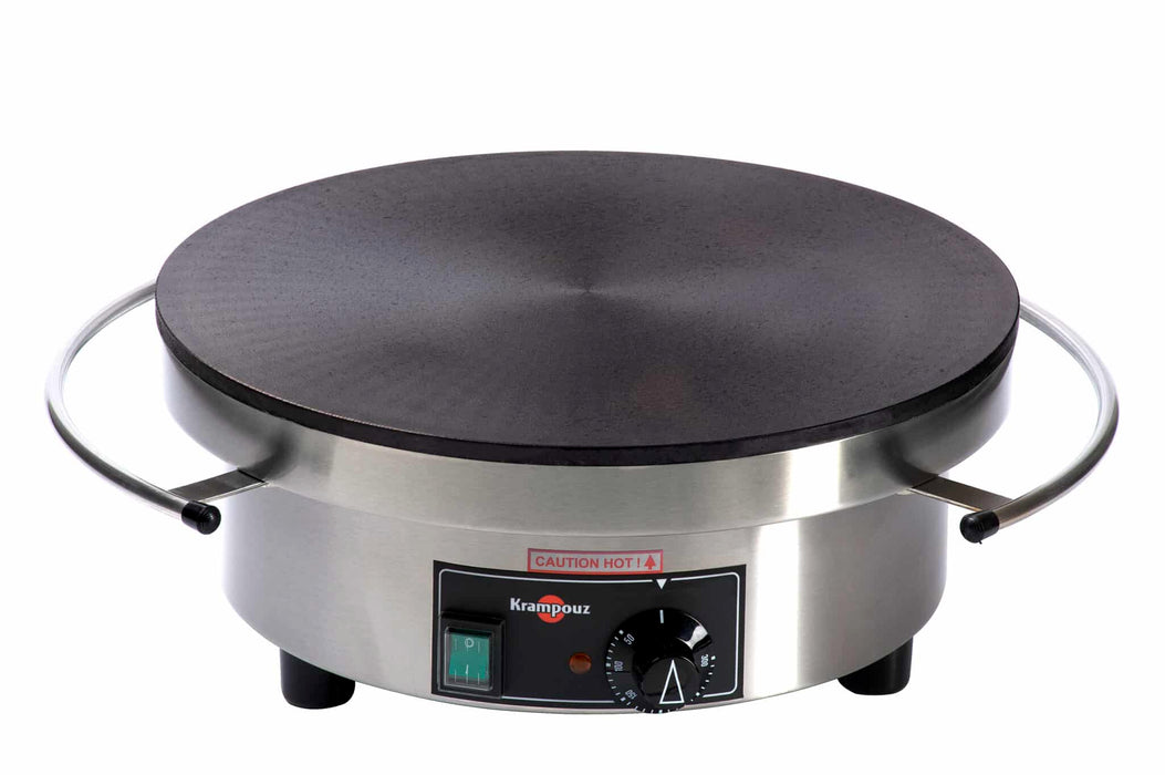 Krampouz CEBIF4 15 3/4" Round Electric Cast Iron Crepe Maker - 240V / 3600W