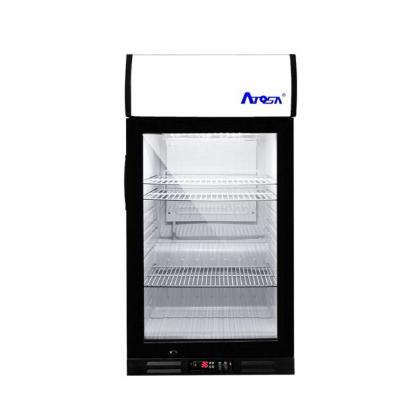 Atosa CTD-3ST, 18" 1 Swing Glass Door Countertop Refrigerated Merchandiser