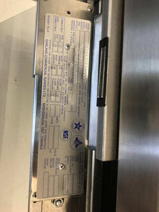 Garland 15" Thermostatic Griddle GD-15GTH