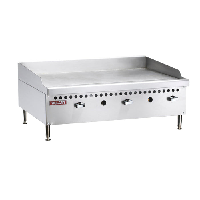 Vulcan VCRG36-M Countertop 36” Natural Gas Griddle - 75,000 BTU/hr