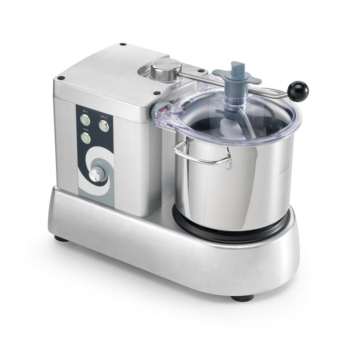 Sirman C-Tronic 40780628S 6 VT Variable-Speed 6 Qt. Stainless Steel Batch Bowl Food Processor - 4/5 hp