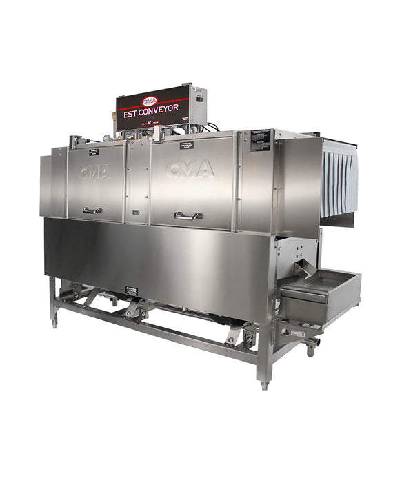 CMA Dishmachines EST-66 High Temperature Conveyor Dishwasher - Right to Left, 240V, 3 Phase