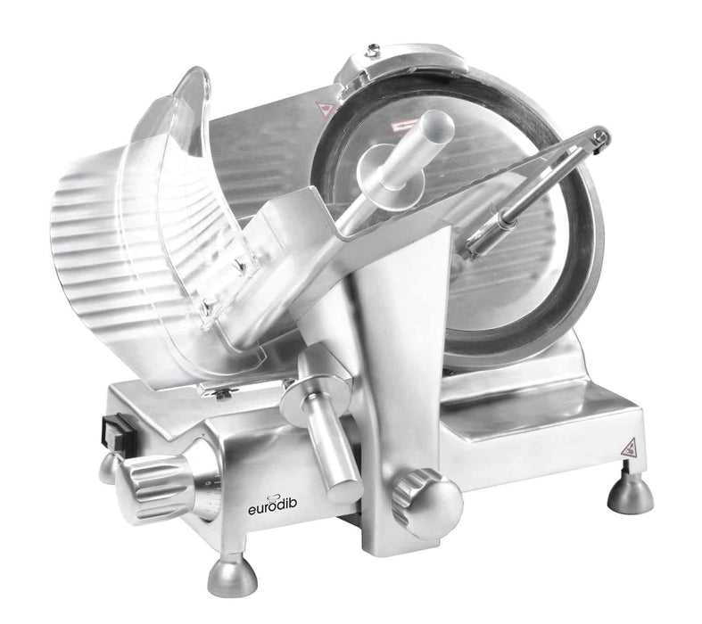 Eurodib HBS-350L Manual Meat Slicer w/ 14" Blade, Belt Driven, Aluminum, 1/2 hp