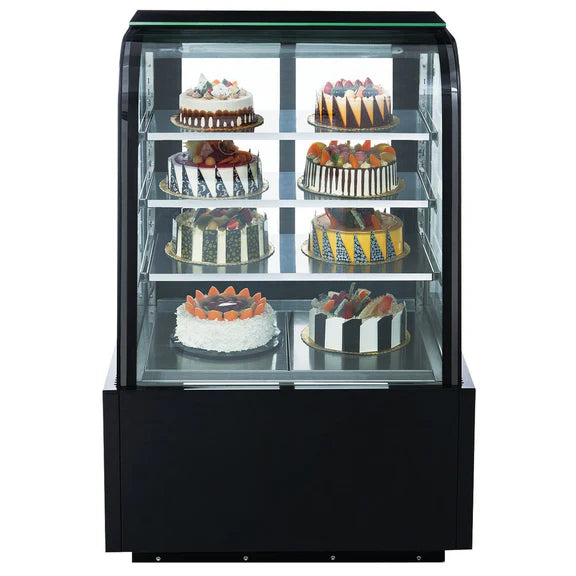 Duckers DDM36R-CB Curved Glass 36" Cake Showcase