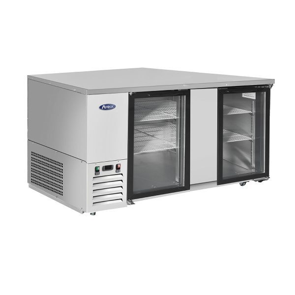 Atosa MBB69GGR 69" Back Bar Cooler Two-section