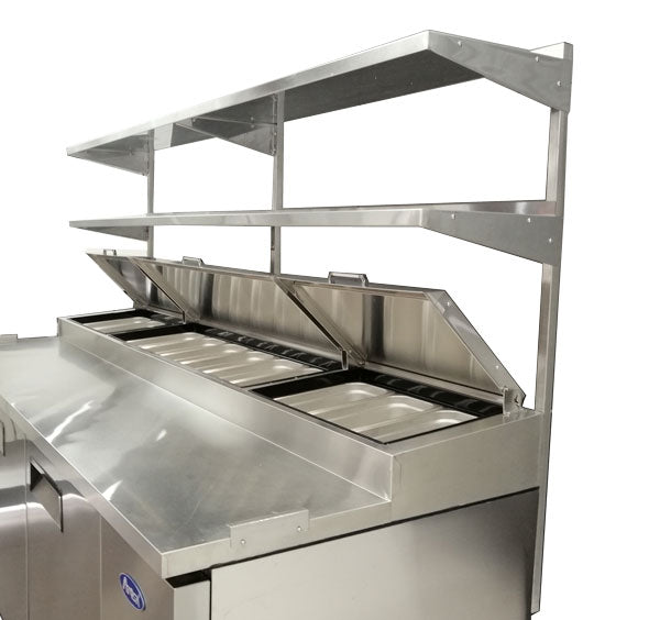 Atosa Overshelf Double For Pizza Prep Table (Size Options)