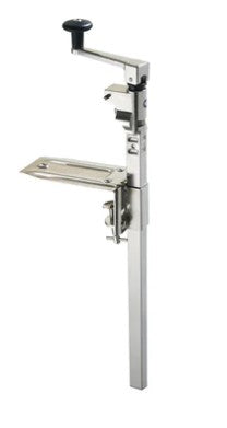 Winco CO-3N Table Mount Manual Can Opener w/ 19" Body - Stainless Steel Gear