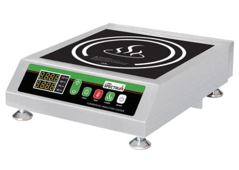 Winco EICS-18 Countertop Commercial Induction Cooktop w/ (1) Burner, 120v