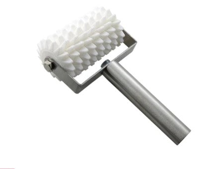Winco Stainless Steel 8 Wheel Dough Roller Docker