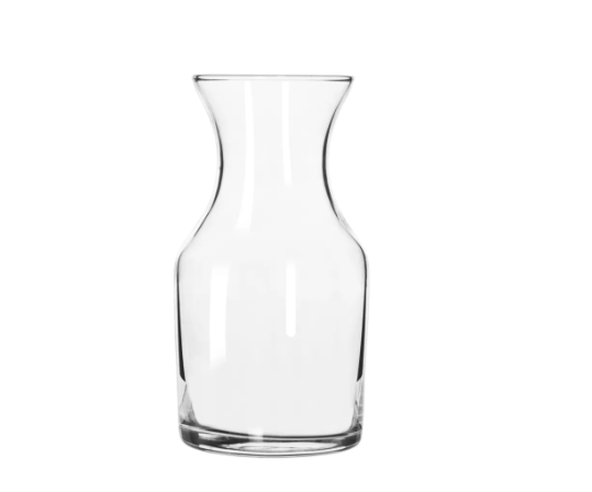 Libbey 719 8 1/2 oz Glass Cocktail Decanter Bud Vase