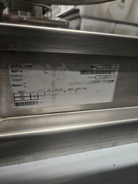 Used Cleveland Tilt Skillet
