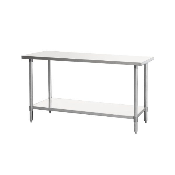 MixRite 30" Depth Stainless Steel Worktables with Undershelf (Various Sizes)