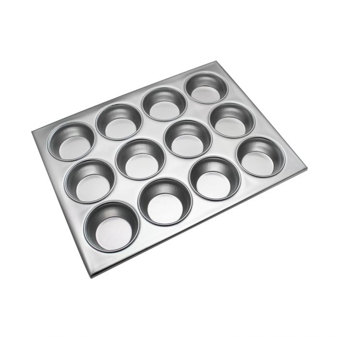 Thunder Group ALKMP012 Muffin Pan 12 Cup 3-1/2 Oz. Each Cup