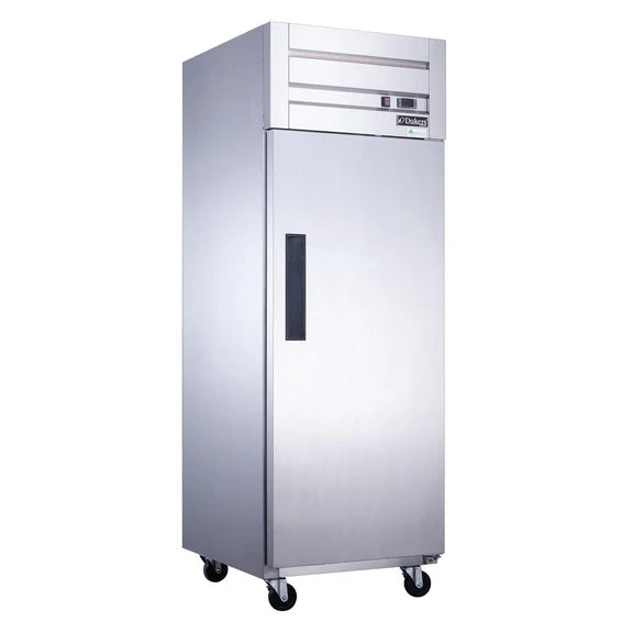 Duckers D28AF Commercial Single Door Top Mount Freezer in Stainless Steel