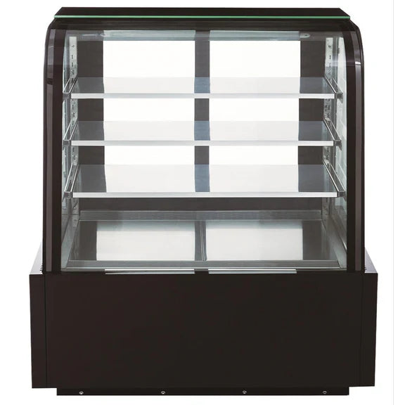 Duckers DDM48R-CB Curved Glass 48" Cake Showcase