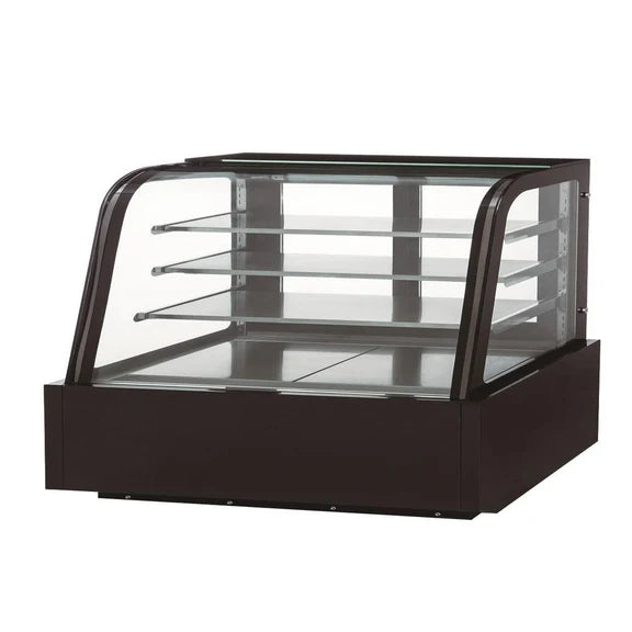 Duckers DDM72R-CB Curved Glass 72" Cake Showcase