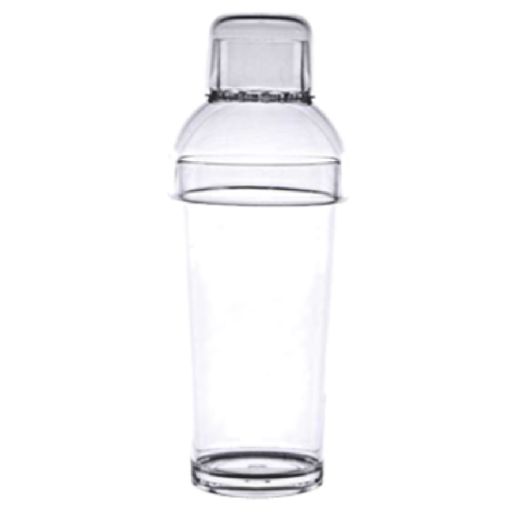 Thunder Group PLTHSS016C 16 Oz. 3 Piece Polycarbonate Shot Shaker