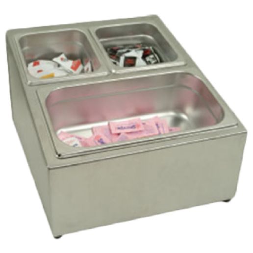 Thunder Group SLFC002 Stainless Steel Angled Condiment Packet Holder/D ...