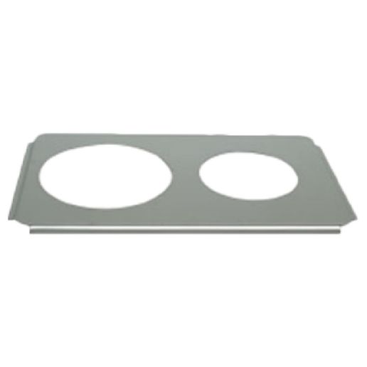 Thunder Group SLPHAP068 Adapter Plate For Round Inserts One 8-1/2" & One 6-1/2" Opening