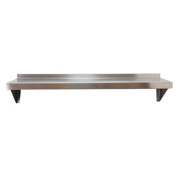 MixRite 12" Solid Stainless Steel Wall Mount Shelf (Various Sizes)